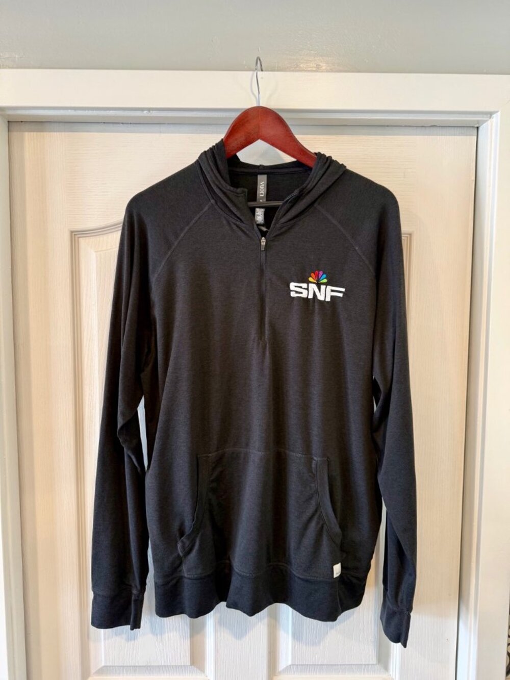 Vuori Sunday Night Football (SNF) Hoodie, Black, Men's XL